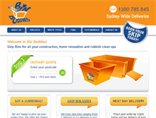 Tablet Screenshot of binbuddies.com.au